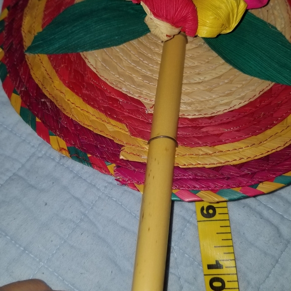 Yucatan Floral Fan Wall Decor - Picture 4 of 9